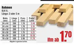 B1 Discount Baumarkt Rahmen Angebot