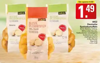 WEZ WEZ Deutsche Speisekartoffeln Angebot