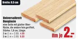 B1 Discount Baumarkt Universalbrett Douglasie Angebot