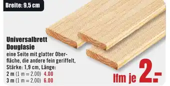 B1 Discount Baumarkt Universalbrett Douglasie Angebot