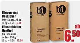 B1 Discount Baumarkt Fliesen- und Baukleber Angebot