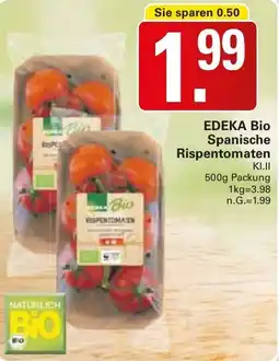 WEZ EDEKA Bio Spanische Rispentomaten Angebot