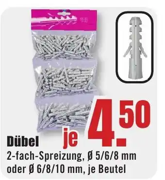 B1 Discount Baumarkt Dübel Angebot