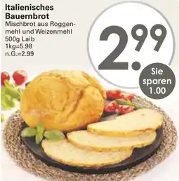 WEZ Italienisches Bauernbrot Angebot