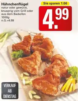 WEZ Hähnchenflügel Angebot
