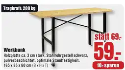 B1 Discount Baumarkt Werkbank Angebot