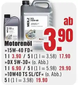 B1 Discount Baumarkt Motorenöl >>15W-40 FD<< Angebot