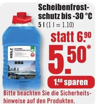 B1 Discount Baumarkt Scheibenfrost- schutz bis -30 °C Angebot
