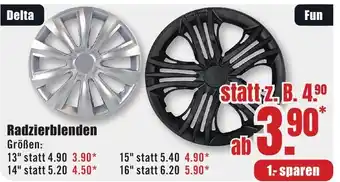 B1 Discount Baumarkt Radzierblenden Delta o. Fun Angebot