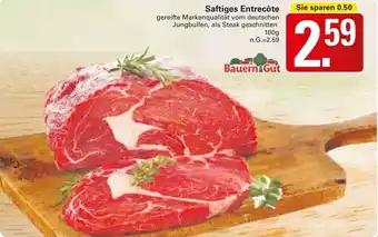 WEZ Bauern Gut Saftiges Entrecôte Angebot