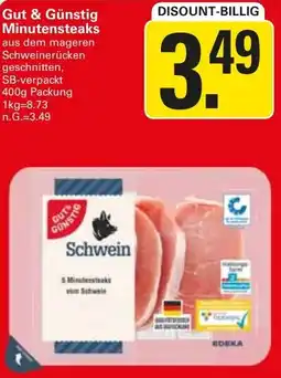 WEZ Gut & Günstig Minutensteaks Angebot