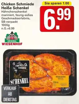 WEZ Chicken Schmiede Heiße Schenkel Angebot