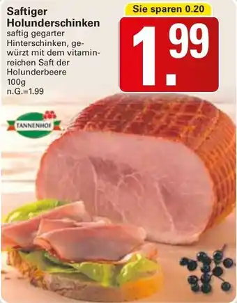 WEZ Saftiger Holunderschinken Angebot
