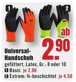 B1 Discount Baumarkt Universal- Handschuh Angebot