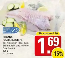 WEZ Frische Seelachsfilets Angebot
