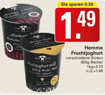 WEZ Hemme Fruchtjoghurt Angebot