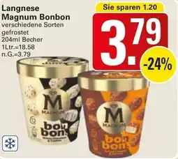 WEZ Langnese Magnum Bonbon Angebot