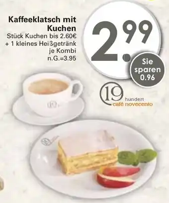 WEZ Kaffeeklatsch mit Kuchen Angebot
