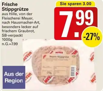 WEZ Frische Stippgrütze Angebot