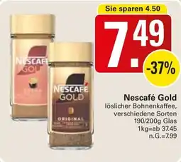 WEZ Nescafé Gold Angebot