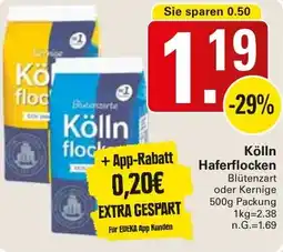 WEZ Kölln Haferflocken Angebot