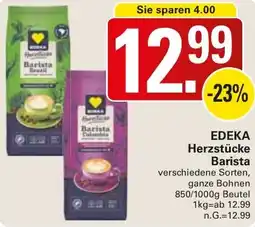 WEZ EDEKA Herzstücke Barista Angebot