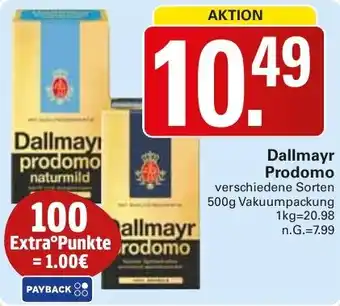 WEZ Dallmayr Prodomo Angebot