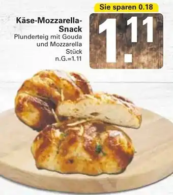 WEZ Käse-Mozzarella- Snack Angebot
