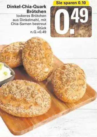 WEZ Dinkel-Chia-Quark Brötchen Angebot