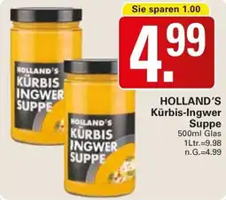 WEZ HOLLAND'S Kürbis-Ingwer Suppe Angebot