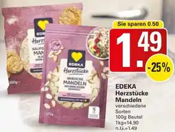 WEZ EDEKA Herzstücke Mandeln Angebot