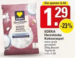 WEZ EDEKA Herzstücke Kokosraspel Angebot