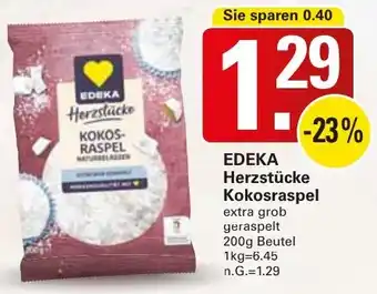 WEZ EDEKA Herzstücke Kokosraspel Angebot