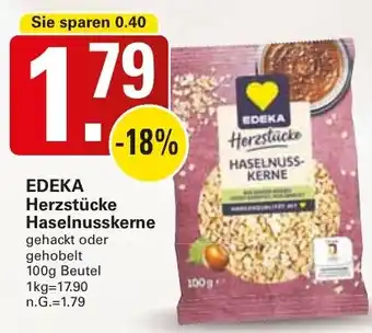 WEZ EDEKA Herzstücke Haselnusskerne Angebot