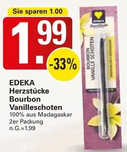 WEZ EDEKA Herzstücke Bourbon Vanilleschoten Angebot
