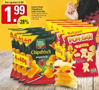 WEZ funny-frisch Chipsfrisch oder Pom-Bär Angebot