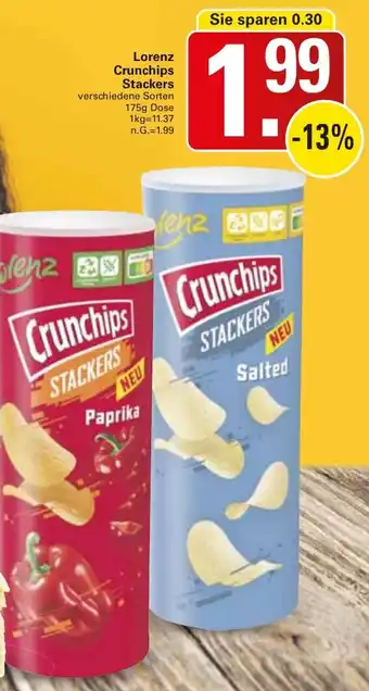 WEZ Lorenz Crunchips Stackers Angebot