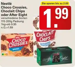 WEZ Nestlé Choco Crossies, Choclait Chips oder After Eight Angebot