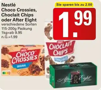 WEZ Nestlé Choco Crossies, Choclait Chips oder After Eight Angebot