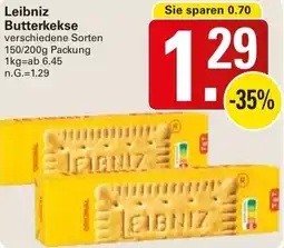 WEZ Leibniz Butterkekse Angebot