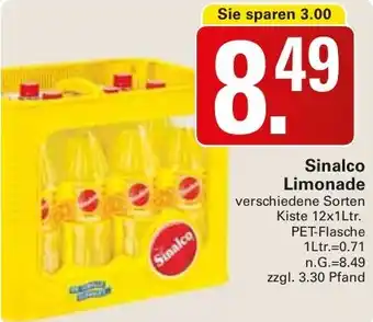 WEZ Sinalco Limonade Angebot