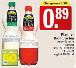 WEZ Pfanner Bio Pure Tea Angebot