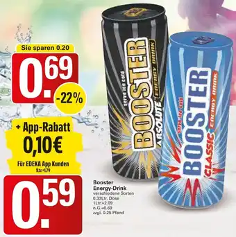 WEZ Booster Energy-Drink Angebot