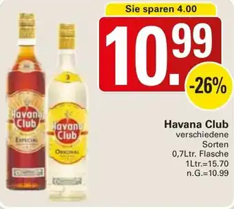 WEZ Havana Club Angebot