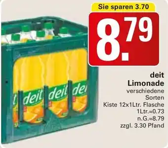 WEZ deit Limonade Angebot