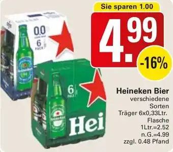 WEZ Heineken Bier Angebot