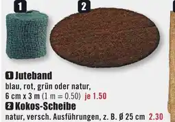 B1 Discount Baumarkt 2 Kokos-Scheibe Angebot