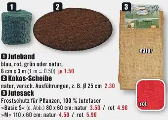 B1 Discount Baumarkt 3 Jutesack Angebot