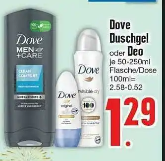 Edeka Dove Duschgel Oder Deo Angebot