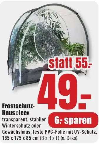 B1 Discount Baumarkt Frostschutz- Haus >>Ice<< Angebot